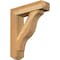 Ekena Millwork Funston Craftsman Rough Sawn Bracket w/ Offset Brace, Western Red Cedar, 6"W x 22"D x 26"H BKT0604X22X26FST04RWR - alternate 1